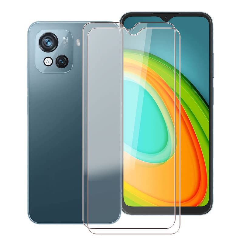 KJYF For Blackview Oscal C80 Screen Protector Tempered Galss, [2 Pack] High Clear [9H Hardness] [Bubble Free] Screen Tempered Glass Protective Film for Blackview Oscal C80 6.5 Inch.