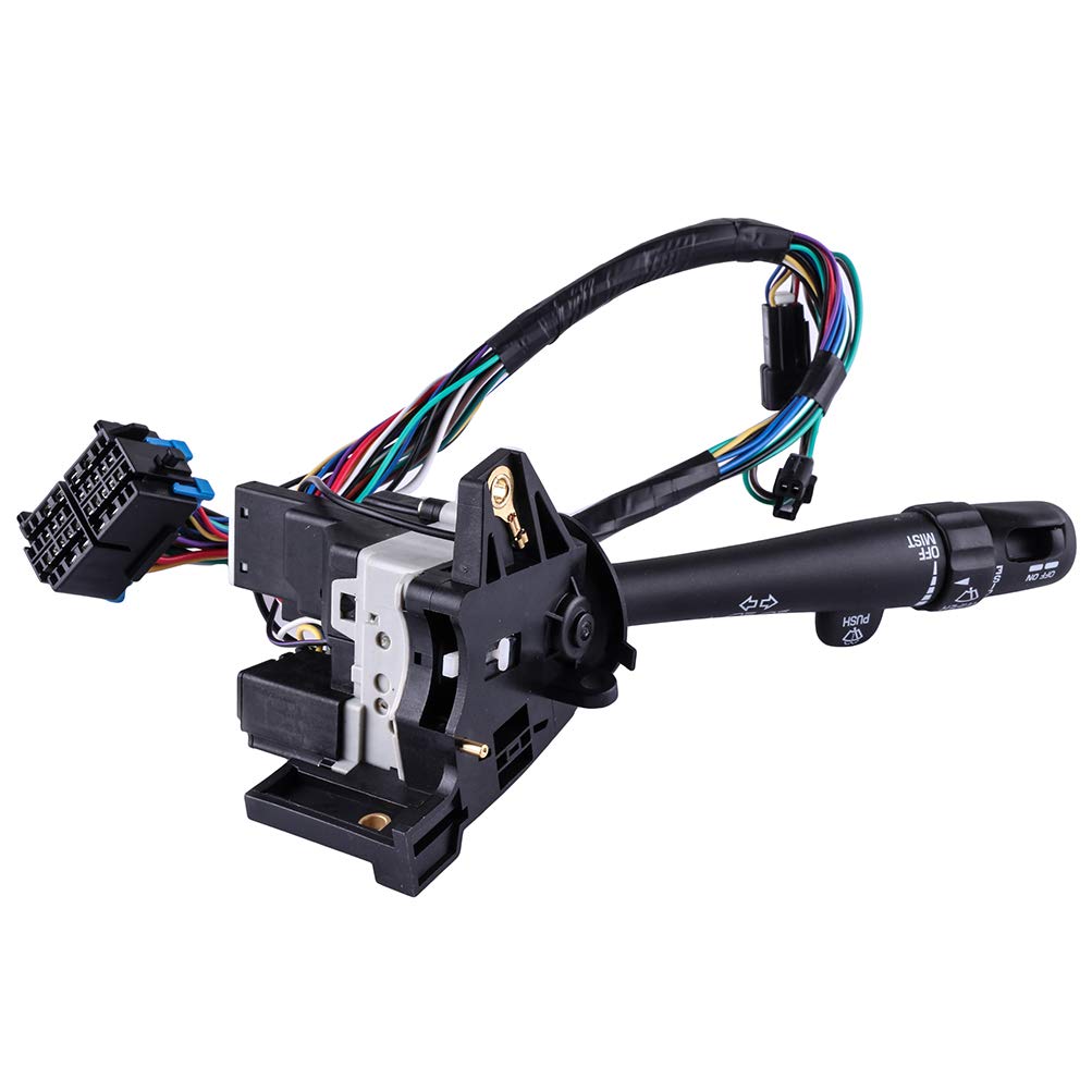 26073612 Turn Signal Switch Multi-Function Combination Switch fit for 2000-05 Chevy Impala with Crui