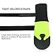 MagicCindy Dog Boots Water Resistant Dog Shoes with Reflective Velcro and Anti-Slip Sole Fluorescent Green 4PCS Size S M L XL