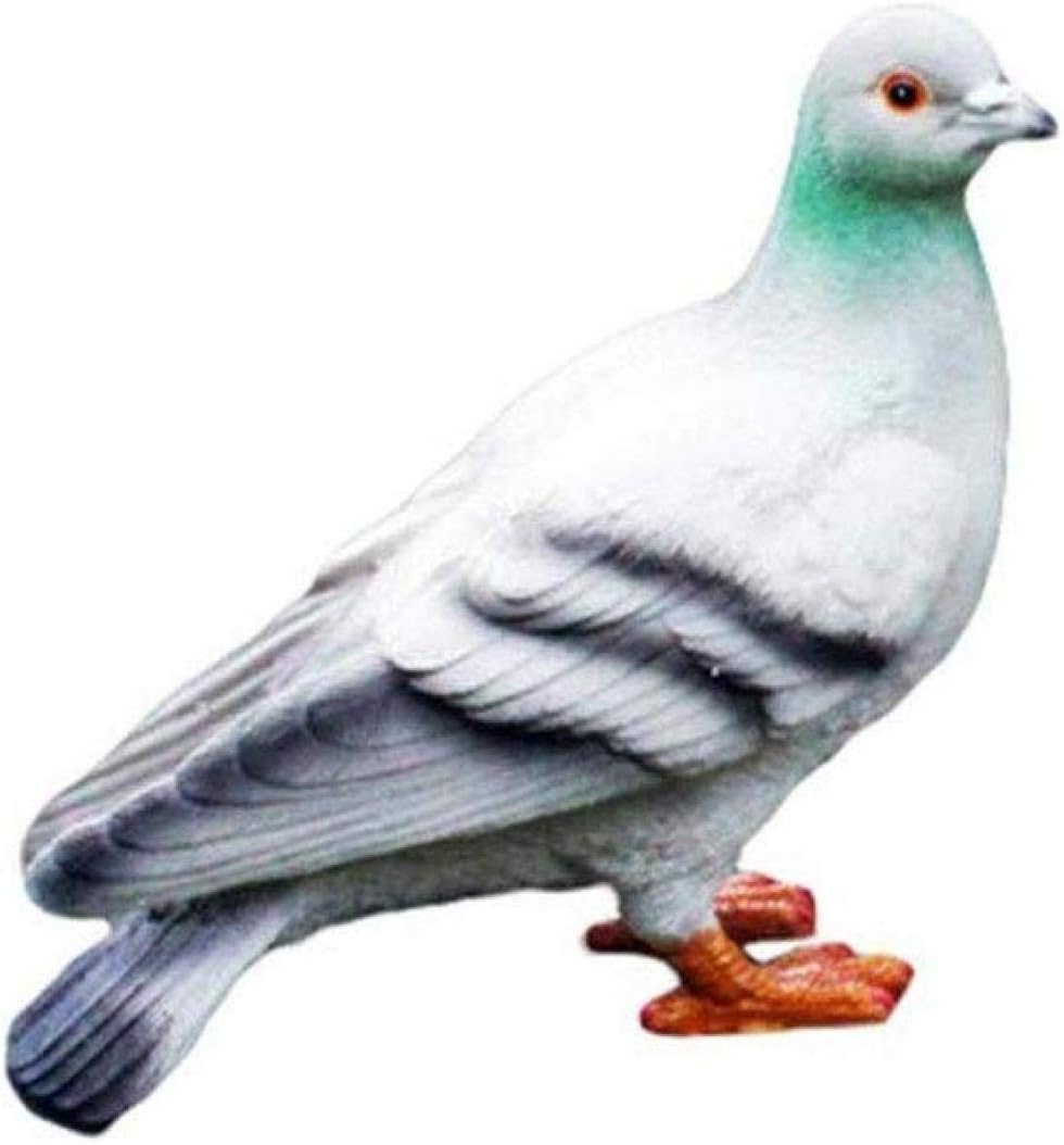 Estatua Paloma de Resina Escultura de Animales Patio al Aire Libre