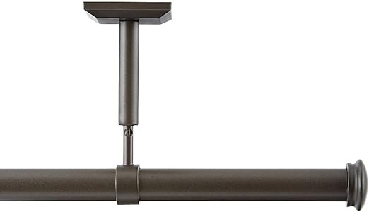 Amazon Com Studio Ceiling Mount Curtain Drapery Rod Three