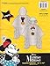 Disney Mickey Mouse Rain Poncho Front Back Print Hooded Adult (Clear)