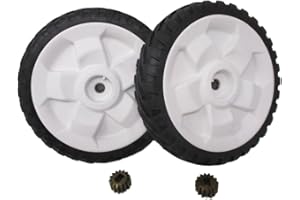 8 Inch Mower Wheel and Pinion Gear Kit for Toro 20332 20337 20338 20955 Self Propelled Lawn Mower, Drive Gear and Wheel Set R