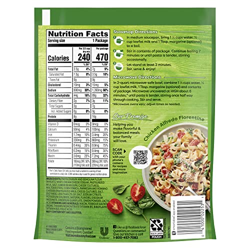 KNORR PASTA SIDES – ALFREDO – 4.4 OZ