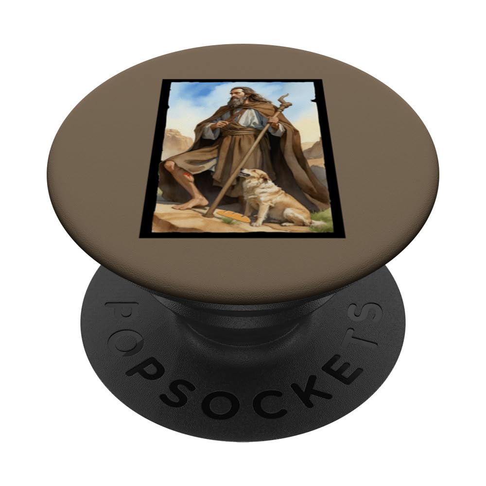 St Roch, Patron saint of dogs, Roche, lucky PopSockets Swappable PopGrip