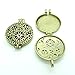 5pcs Mix Style Vintage Bronze Locket Essential Oil Aromatherapy Diffuser Pendant Charms Necklace