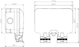 Knightsbridge Outdoor Weatherproof Socket Kit with RCD 230V IP66 view 2