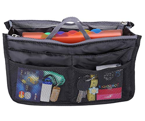 image for SOSUO Lady Women Travel Insert Handbag Organizer Purse Large Liner Org