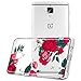 Oneplus 3 3T Case,TOPNOW Shockproof Ultrathin Soft TPU Advanced Printing Pattern Phone Cases Cover for Oneplus 3 / Oneplus 3T (Flower-Rose red)
