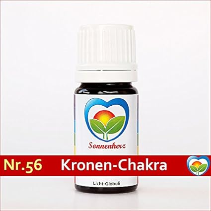 Energetische & feinstoffliche Sonnenglobuli Nr. 56 KRONENCHAKRA von Sonnenherz - Informierte Globuli, Globulis, Lichtglobuli