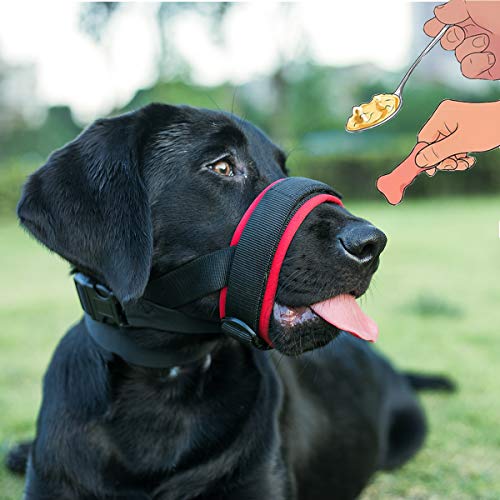 Gentle Dog Muzzle for Small, Medium, Large Dogs, Safely Secure Comfort