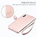 ESR iPhone X Case, iPhone 10 Case, PU Leather Flip Wallet Cover [Support Wireless Charging] with Strap Card Slots Stand Pouch Case Front and Back Shell for 5.8