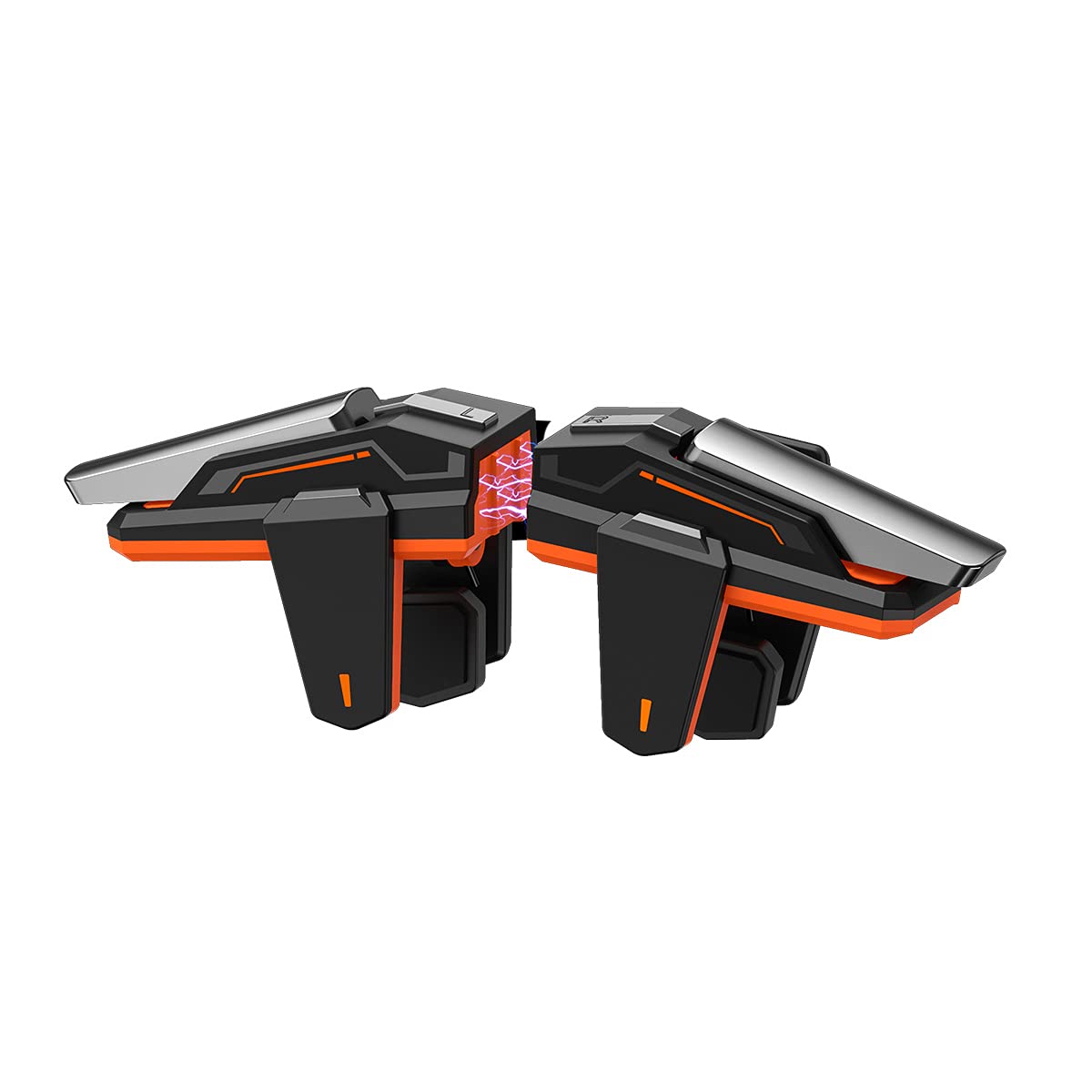 BIGBIG WON Mobile Game Triggers, PUBG/COD Double Fire Button, 0 Delay, Mechanical Feel, Metal Texture, IOS & Android Compatible