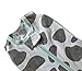 Woombie Grow with Me Baby Swaddle, Convertible Swaddle Fits Babies 0-9 Months, Expands to Wearable Blanket for Babies Up to 18 Months, Moo Gray