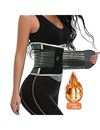 Fasclo - Cinturón deportivo para mujer, para pérdida de peso, cintura delgada