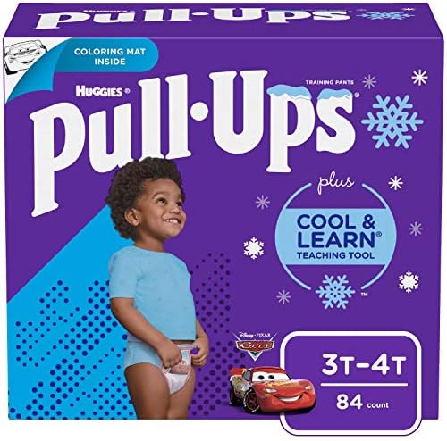 Pull-Ups Cool & Learn Boys’ Training Pants, 3T-4T, 84 Ct