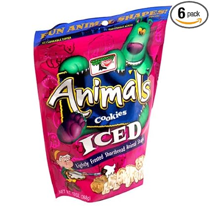 Keebler animal cookies - iced (030100101345)