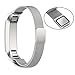 Fitbit Alta Band, BeneStellar Milanese Stainless Steel Replacement Band for Fitbit Alta HR and Alta (Milanese Silver)