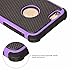 iPhone 6 Case,iPhone 6S Case,GOGING Impact Resistant Double Layer Shockproof Hard Shell Case for Apple iPhone 6/6S 4.7 inch (Purple)