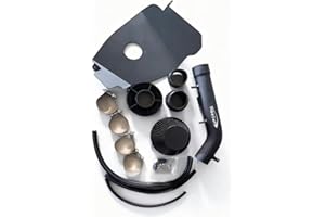 MOOSUN 3" Cold Air Intake Kit with Filter Replacement 1998-2002 fit for Honda Accord 2.3L 1997-2001 Prelude 2.2L (Black&Black)