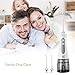 Anjou Cordless Water Dental Flosser, Professional Irrigator, Portable and Rechargeable, IPX7 Waterproof, 3 Modes, Water Flossing with Easy-to-Clean Water Reservoir, Anti Leakage Design, 200ml