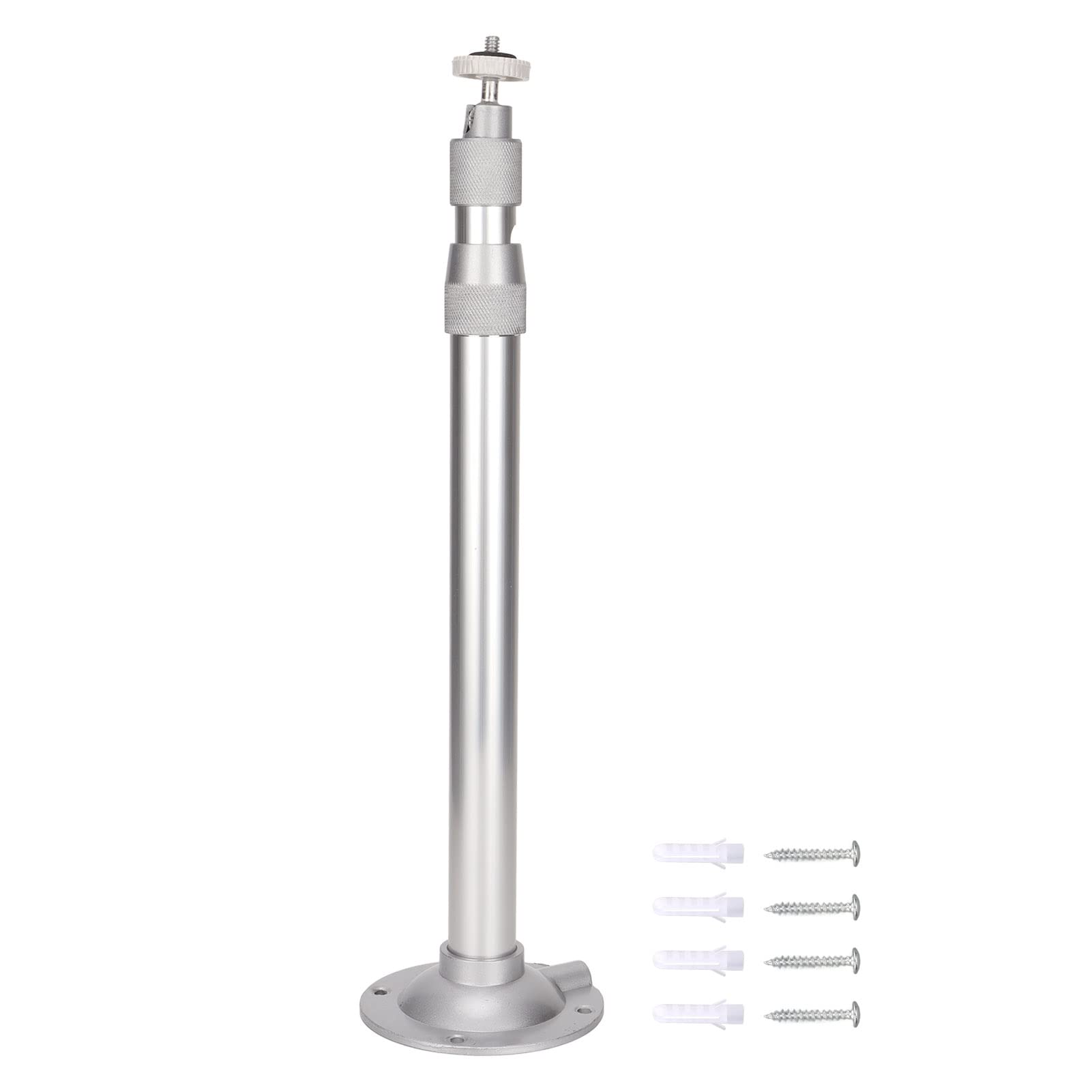 GOWENIC Projector Ceiling Mount, Wall Mounted 360° Adjustable Universal Projector Mount, 5kg Load with 1/4in Thread Projector Mount, Aluminum Alloy, for Home Media Room Office