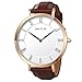 June & Ed Quartz Stainless Steel Men's Watch with Sapphire Crystal Dial Window W-0070