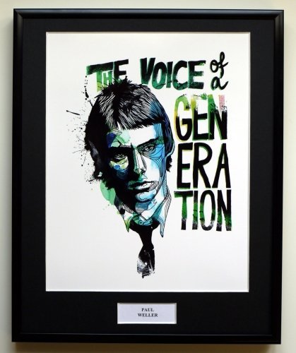 PAUL WELLER/PROMO PIC,FRAMED PHOTO