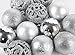 Luxury Christmas Balls Ornaments Shatterproof 5 Finish-Shiny,Matte,Glitter,Matte Paint and Hollow,2.36