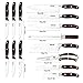 Knife Set, 15-Piece Kitchen Knife Set with Block Wooden, Manual Sharpening for Chef Knife Block Set, German Stainless Steel, ESMK (15 PCs Knife Block Set)