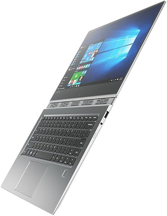 Lenovo Yoga 910 (13.9 inch Multi-Touch) Core i7 (7500U) 2.7/3.5 GHz 16GB 512GB SSD WLAN BT Webcam Windows 10 (Renewed) - Silver