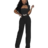 YSINTL Women's formal jumpsuit elegant straight pants party casual club jumpsuit