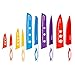 Ebaco 10 Piece Colorful Knife Set - 5 Kitchen Knives with 5 Knife Sheath Covers - Chef Knife Sets with Carving Serrated Utility Chef's and Paring Knives - Colored Knife Set with Matching Color Case