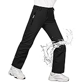 Kids Hiking Pants Waterproof Quick Dry Boys Camping Cargo Pant Lightweight Softshell Uniform Pants for Kid Girls