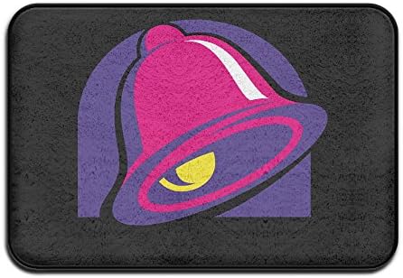 Taco Bell Doormat and Dog Mat,40cm 60cm Non-Slip Doormats,Suitable for Indoor Outdoor Bathroom Kitchen Doormat and Pets