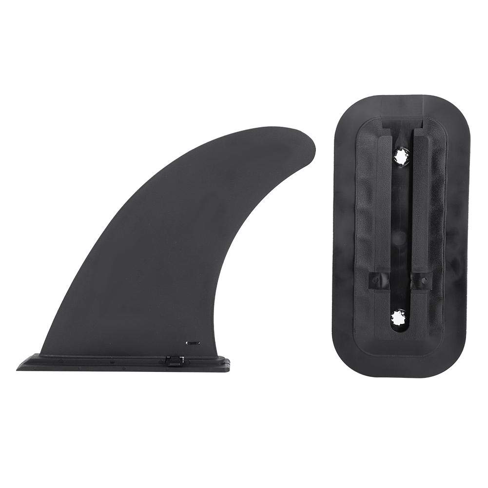 Demeras 2PCS Surfboard Fin Thrusters Tir Fins Detachable Surfboard Tail Rudder Plastic Surfing Watershed Fin for Paddle Board Canoe Surfboard Fins