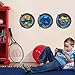 DNVEN Porthole Wall Decals Tropical Fishes Stickers 3D Under the Sea Ocean World Shark Sea Turtles Window View Faux Submarine Removable Murals for Bedrooms Boys Room Decor 13 inches x 13 inches x 3pcs
