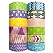 allydrew Washi Tapes Decorative Masking Tapes, Set of 12, ADSET13