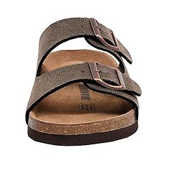 CUSHIONAIRE Women's Lane Cork footbed Sandal with