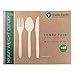 Trellis Earth TRR-CC-108 Heavyweight Bioplastic Combo Cutlery Retail Box, 6