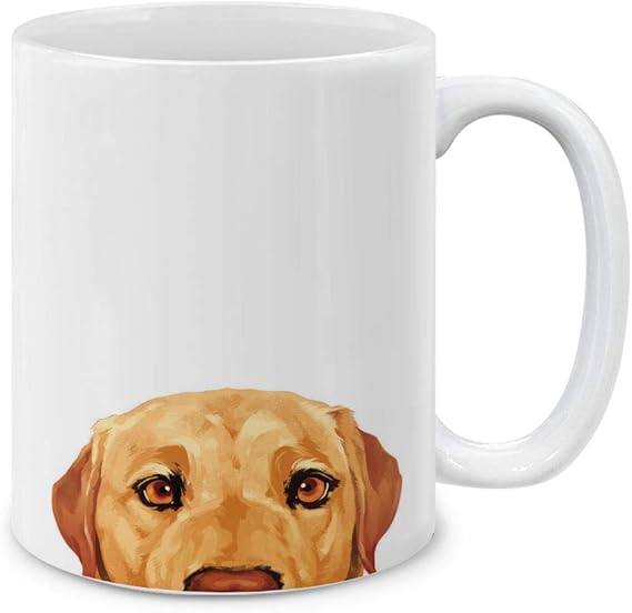 yellow lab coffee mug