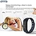 ELEGIANT Wireless Bluetooth 4.0 Fitness Tracker Slim-design Smart Wristband Sports Bracelet with Multi-Functions such as Steps Counter Sleep Monitoring Calories Tracking etc.