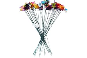 Simulation Butterfly on Stick Colourful Garden Patio Butterfly Decoration for Wedding Party 10 Pieces Colourful Butterfly Sta