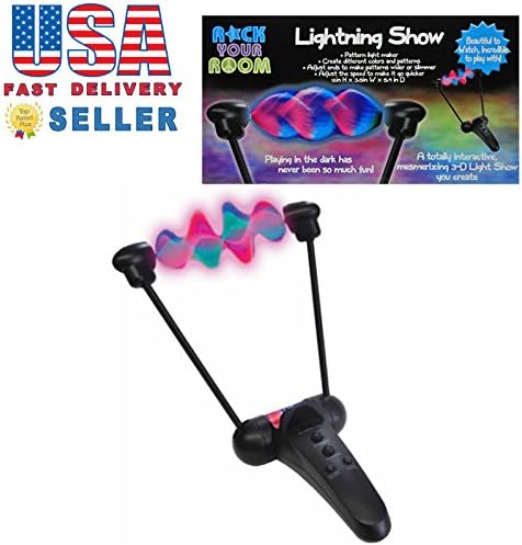 Lightning Show Creative Magic Rock Your Room Pattern Light Maker Party Fun 3D Light