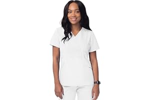 Sivvan Scrubs for Women - Mock Wrap Scrub Top