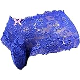 aishani Men's Lingerie Style Underwear - Soft Lace Pouch Briefs Panties,Breathable & Supportive for Everyday Wear