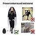 DR.DUDU 10 Pairs Self-Adhesive Anti-slip Shoe Grips Shoes Sole Protector Tape Black, 2.9''x1.9''
