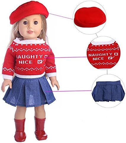 Exquisite Cute Sweaters Clothes Outfits Skirt For 18 inch Our Generation American Girl Doll (C)