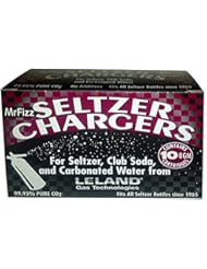 100 Leland (LE10 CO2) CO2 Soda Chargers - 8 Gram C02 Seltzer Water Cartridges For Use With Hamilton Beach Fizzini, and all 1Liter / Quart Soda Siphons