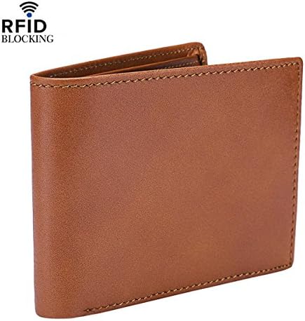 BIG SALE- Reeple Men's RFID Blocking Extra Capacity Leather Flipout ID window Bifold Wallet